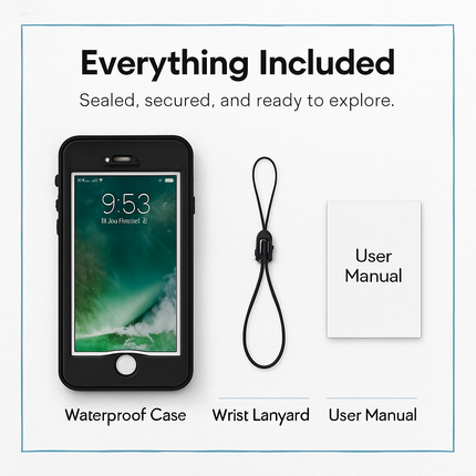 Rugged Water-proof Hybrid Full Cover Case For iPhone 7 Plus