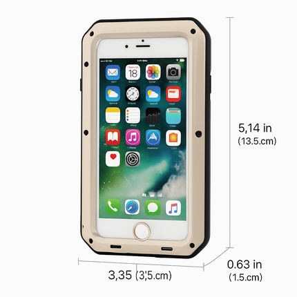 Rugged Shock-Resistant Hybrid Full Cover Case For iPhone 7