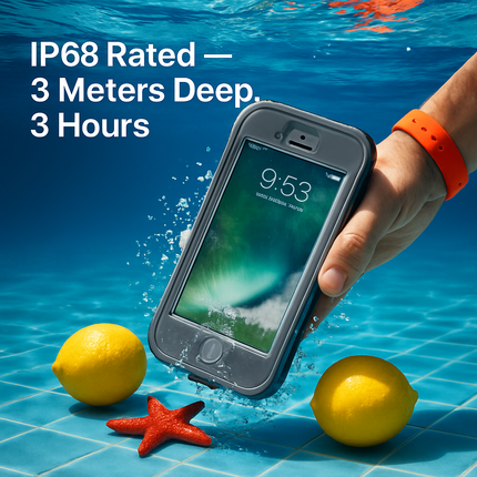 Rugged Water-proof Hybrid Full Cover Case For iPhone 7