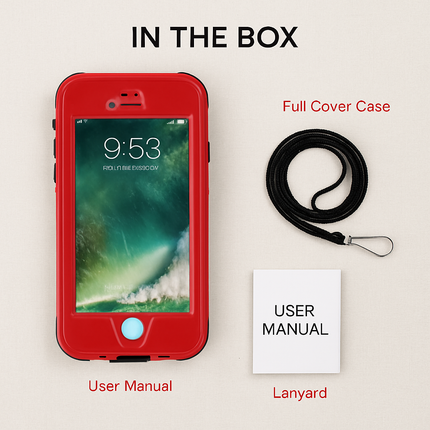 Rugged Water-proof Hybrid Full Cover Case For iPhone 7