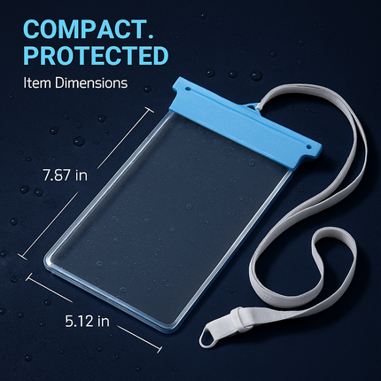 Waterproof Phone Pouch Dry Bag for 6-Inch Smartphones
