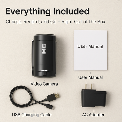 Digital Video Camcorder with Selfie Fill Light