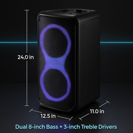 Portable Wireless Party Speaker with RGB Lights and TWS