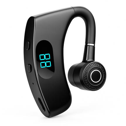 Wireless Earpiece with Hook for Hands-Free Calls