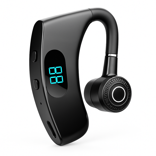 Wireless Earpiece with Hook for Hands-Free Calls