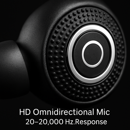 Wireless Earpiece with Hook for Hands-Free Calls