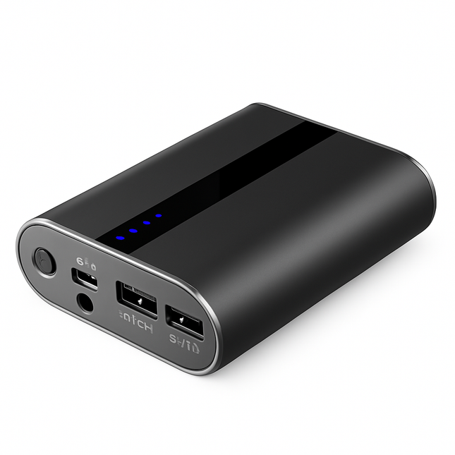 12000mAh Portable Charger with Dual USB Ports 3.1A Output Power Bank Ultra-Compact External Battery Pack Fast Charging for IOS Phone Samsung Xiaomi ZT