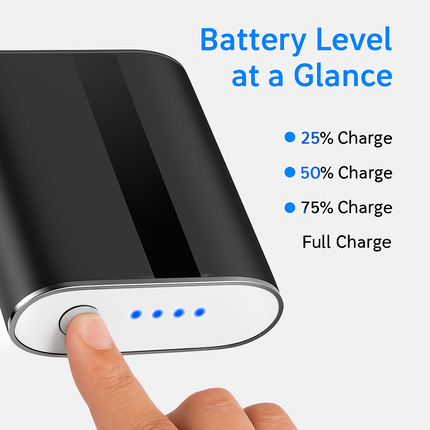 12000mAh Portable Charger with Dual USB Ports 3.1A Output Power Bank Ultra-Compact External Battery Pack Fast Charging for IOS Phone Samsung Xiaomi ZT