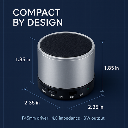 Mini Wireless Speaker for Rich Bass and Portability