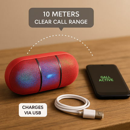 Ultra-Portable Rainbow LED Wireless Speaker