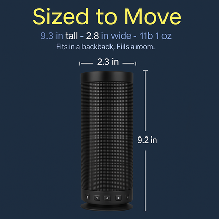 rainbow LED portable wireless speaker