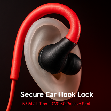 Wireless Headsets V4.1 Sport In-Ear Stereo Headphones Sweat-proof Noise Canceling Earphones Back-Headphone w/Mic Hands-free for Running Hiking Travel