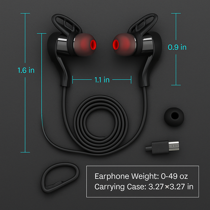 Streamlined Sport Wireless Earphones