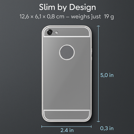 Slim Shock-resistant Mirror Case For iPhone 5/5s