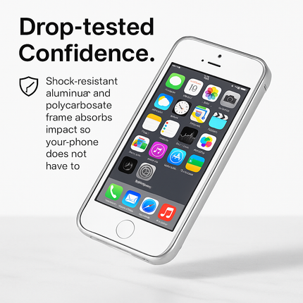 Slim Shock-resistant Mirror Case For iPhone 5/5s