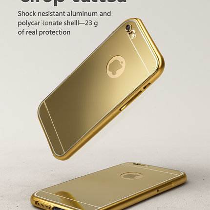 Slim Shock-resistant Mirror Case For iPhone 6 Plus/6s Plus