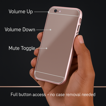 Slim Shock-resistant Mirror Case For iPhone 6 Plus/6s Plus