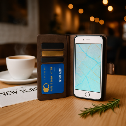 Wallet Case for iPhone 6 Plus - Slim 2-in-1 Design