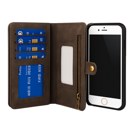 Dual-Folio Wallet Case with Detachable Case