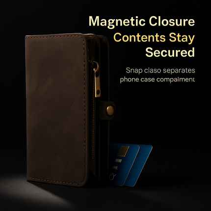 Dual-Folio Wallet Case with Detachable Case