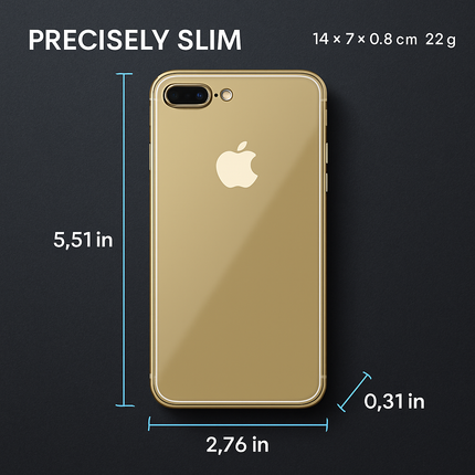 Slim Shock-resistant Mirror Case For iPhone 7