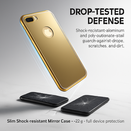 Slim Shock-resistant Mirror Case For iPhone 7
