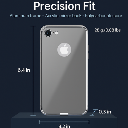 Slim Shock-resistant Mirror Case For iPhone 7 Plus