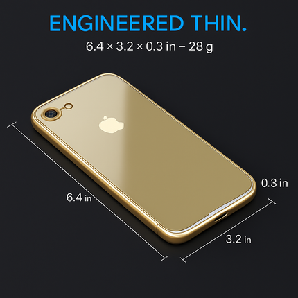 Slim Shock-resistant Mirror Case For iPhone 7 Plus