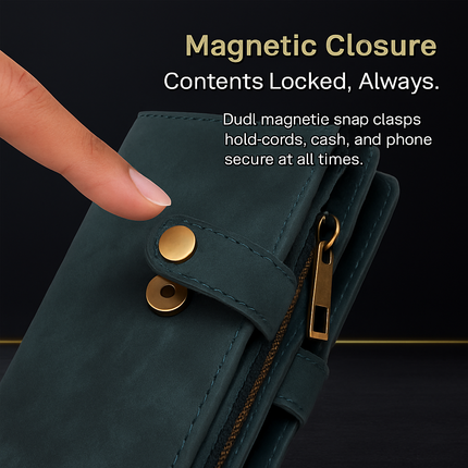 Wallet Case with Card Slot - Slim Detachable Wallet System
