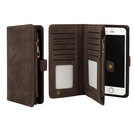 Wallet Case with Card Slot - Slim Detachable Wallet System