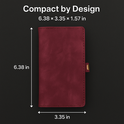 Wallet Case with Card Slot - Slim Detachable Wallet System