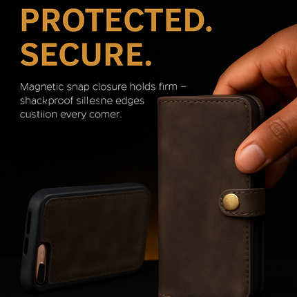 Phone Wallet Case for iPhone 8 Plus with Slim Pocket