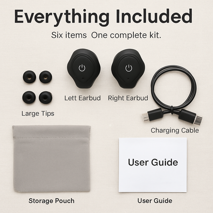 True Wireless Earbuds with Noise Cancellation
