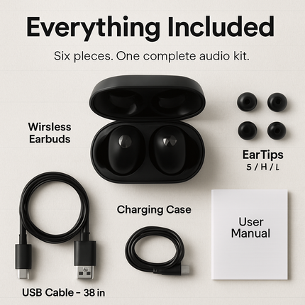True Wireless Earbuds for daily listening and travel
