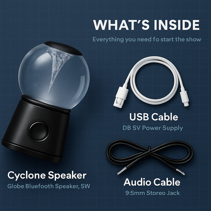 Cyclone Speaker: Immersive Wireless Speaker with Light Show