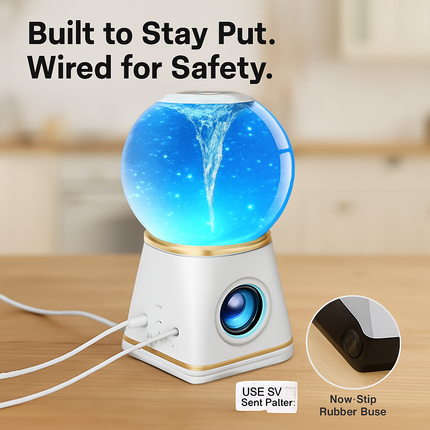 Cyclone Speaker: Immersive Wireless Speaker with Light Show