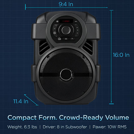 Portable PA Karaoke Speaker for Home Parties