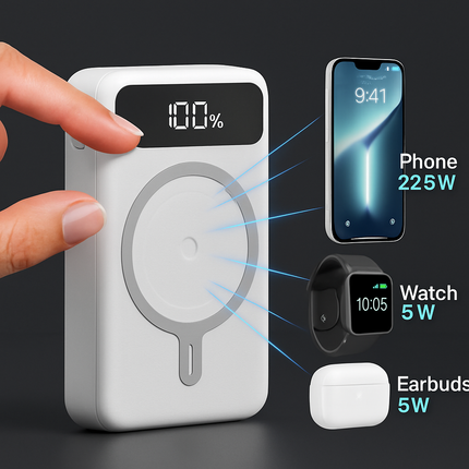 MagSafe 3-in-1 Portable Charger Power Bank Pro