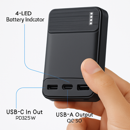 30000mAh Fast Charging Power Bank for Travel
