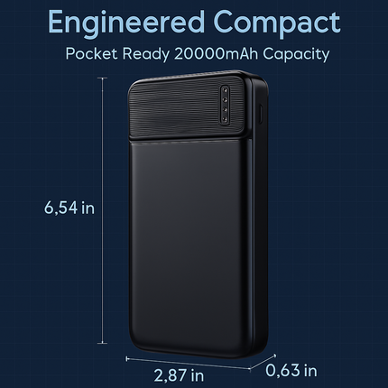 30000mAh Fast Charging Power Bank for Travel