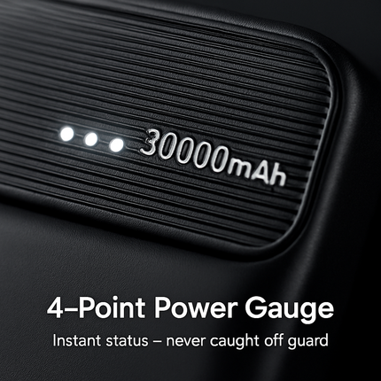30000mAh Fast Charging Power Bank for Travel