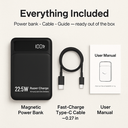 MagSafe 3-in-1 Portable Charger Power Bank Pro