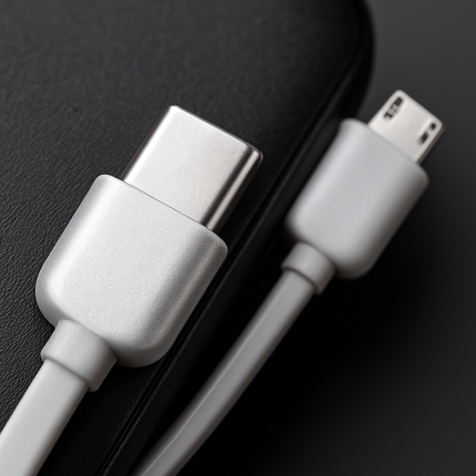 Power Bank Portable Charger with Built-in Cables
