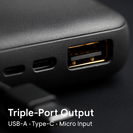 Power Bank Portable Charger with Type-C Cable for iPhone