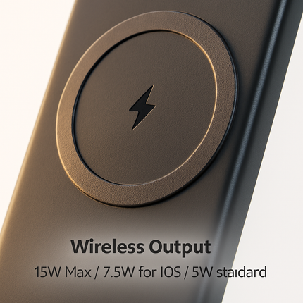 2-in-1 Wireless Power Bank 5000mAh MagSafe Compatible