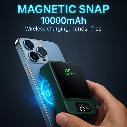2-in-1 Magnetic Wireless Power Bank for iPhone