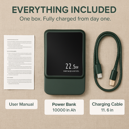 2-in-1 Magnetic Wireless Power Bank for iPhone