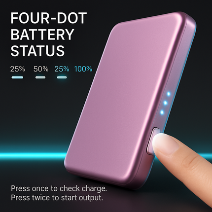 2-in-1 Wireless Power Bank 5000mAh MagSafe Compatible