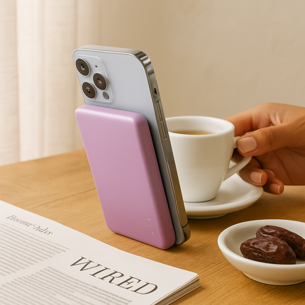 2-in-1 Wireless Power Bank 5000mAh MagSafe Compatible