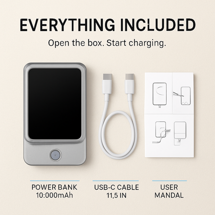 2-in-1 Magnetic Wireless Power Bank for iPhone